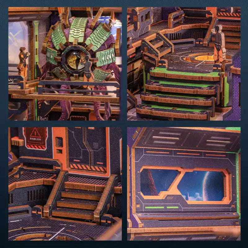 Un jeu de terrain modulaire de science-fiction pour les jeux de table.