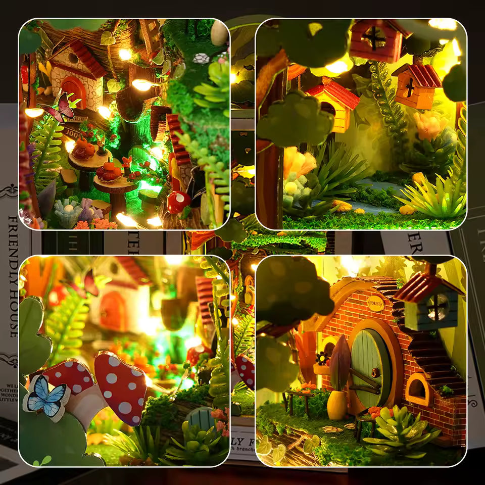 Book Nook Forêt Enchantée