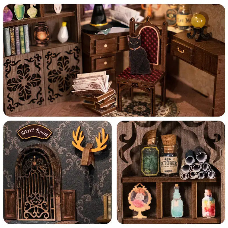 Book Nook Le Pharmacien Magique