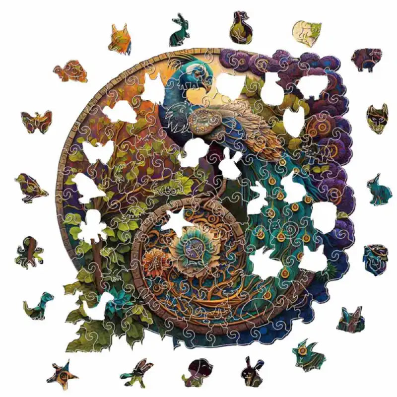 Jigsaw Puzzle Paon Majestueux