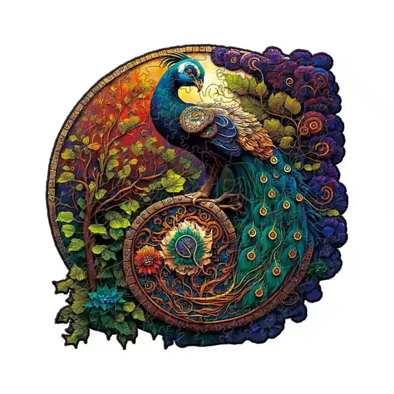 Jigsaw Puzzle Paon Majestueux
