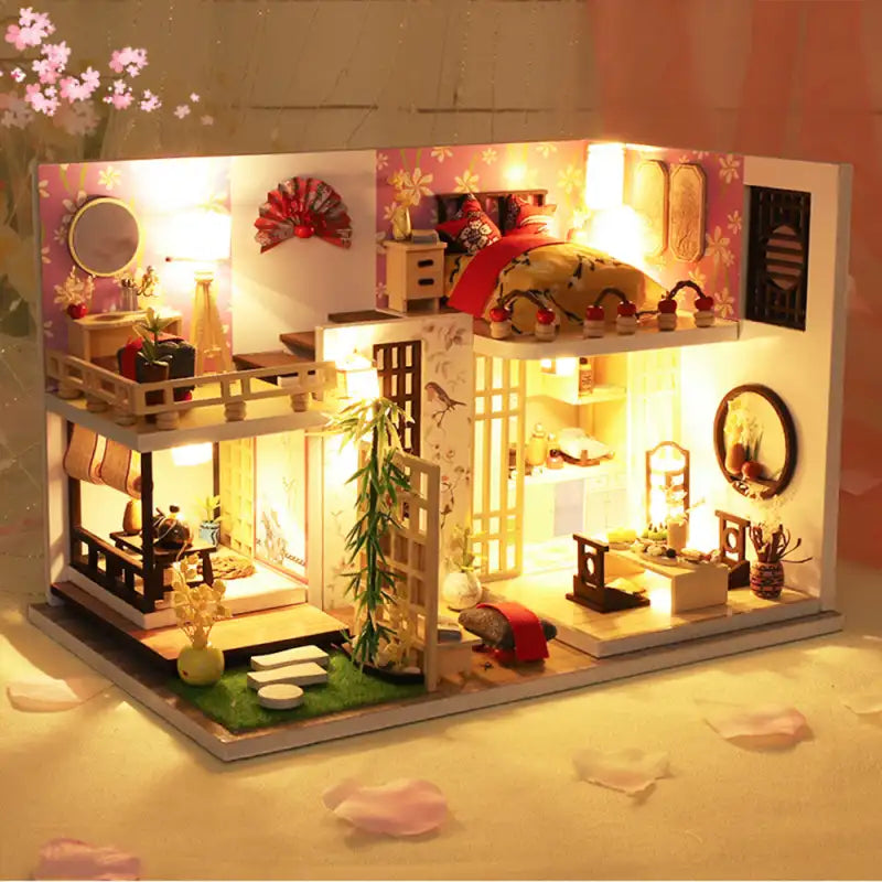 Maison Miniature Bamboo Caottage