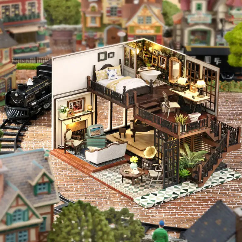 Maison Miniature Empreinte Temporelle
