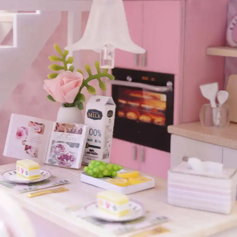 Maison Miniature en bois Vie tranquille