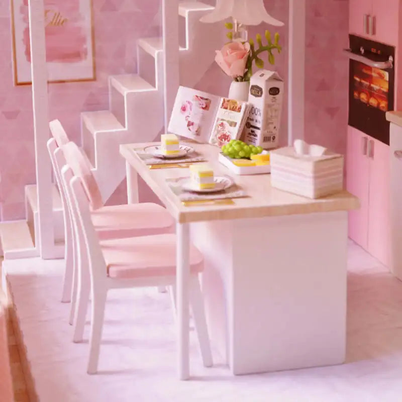 Maison Miniature en bois Vie tranquille