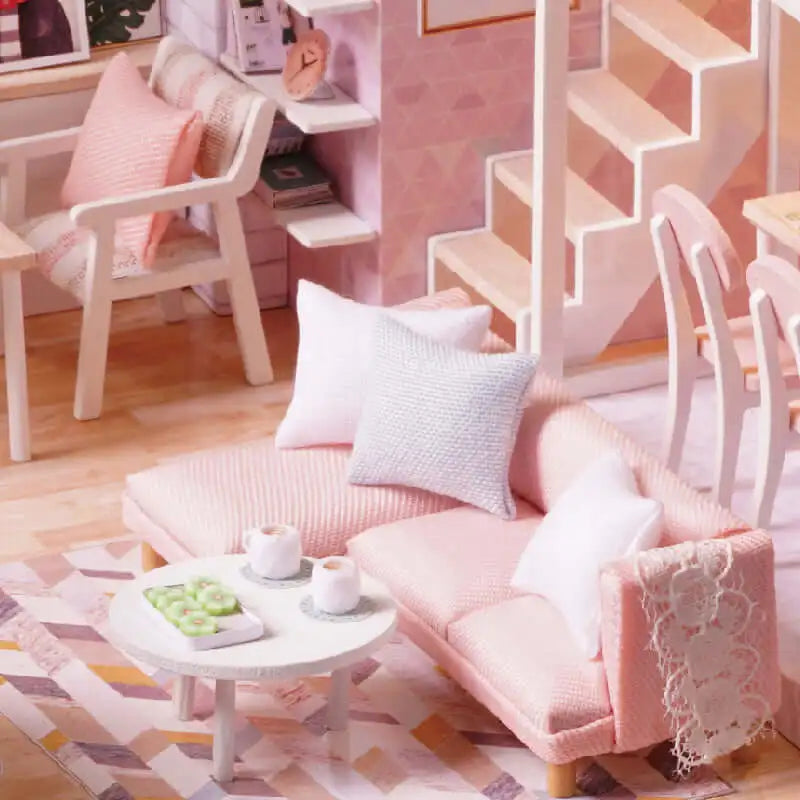 Maison Miniature en bois Vie tranquille