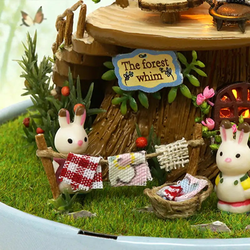 Maison Miniature Fantaisie Forestière