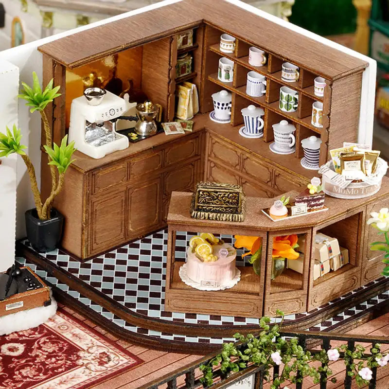 Maison Miniature Forest Teashop