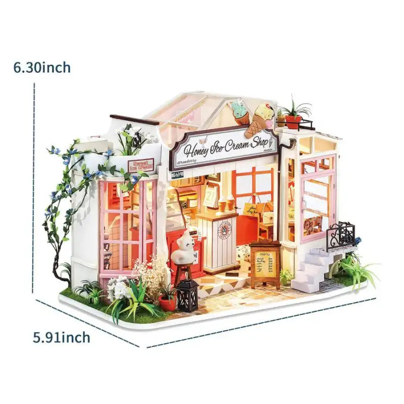 Maison Miniature Honey Ice Cream Shop