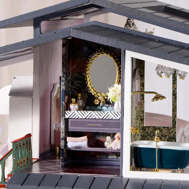 Maison Miniature le jardin de Monet