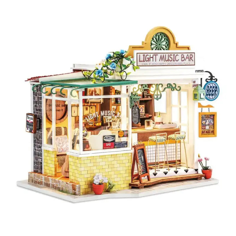 Maison Miniature Light Music Bar