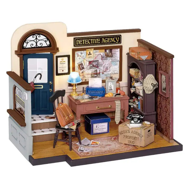 Maison Miniature Mose's Detective Agency