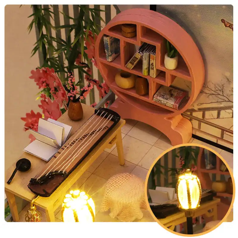 Maison Miniature Pavillon de Guqin