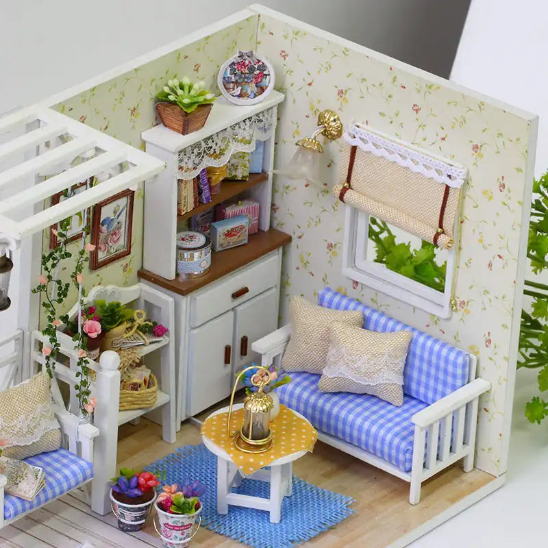 Maison Miniature Salon de jardin