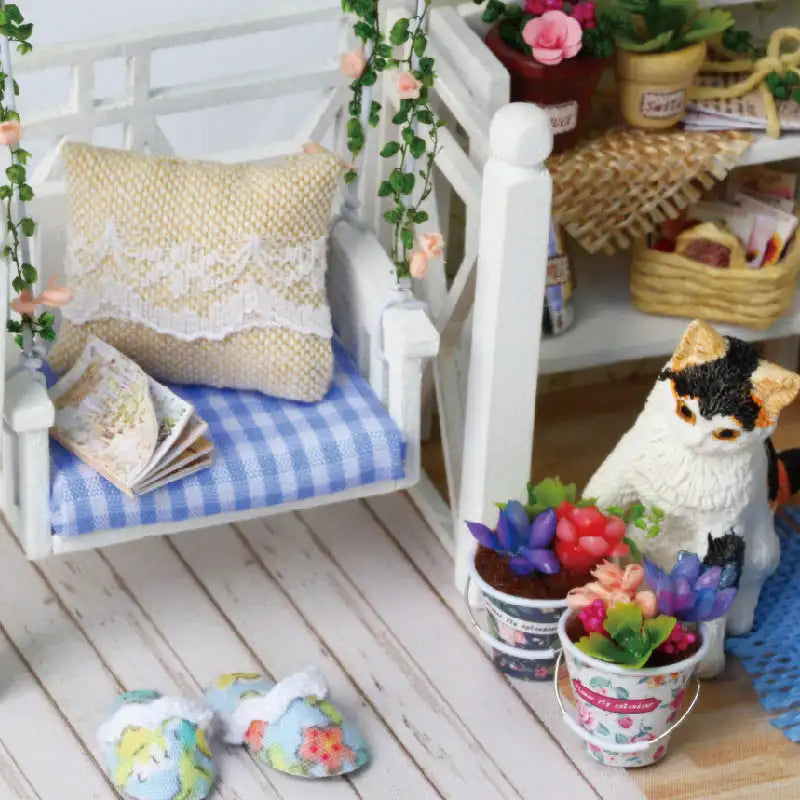 Maison Miniature Salon de jardin