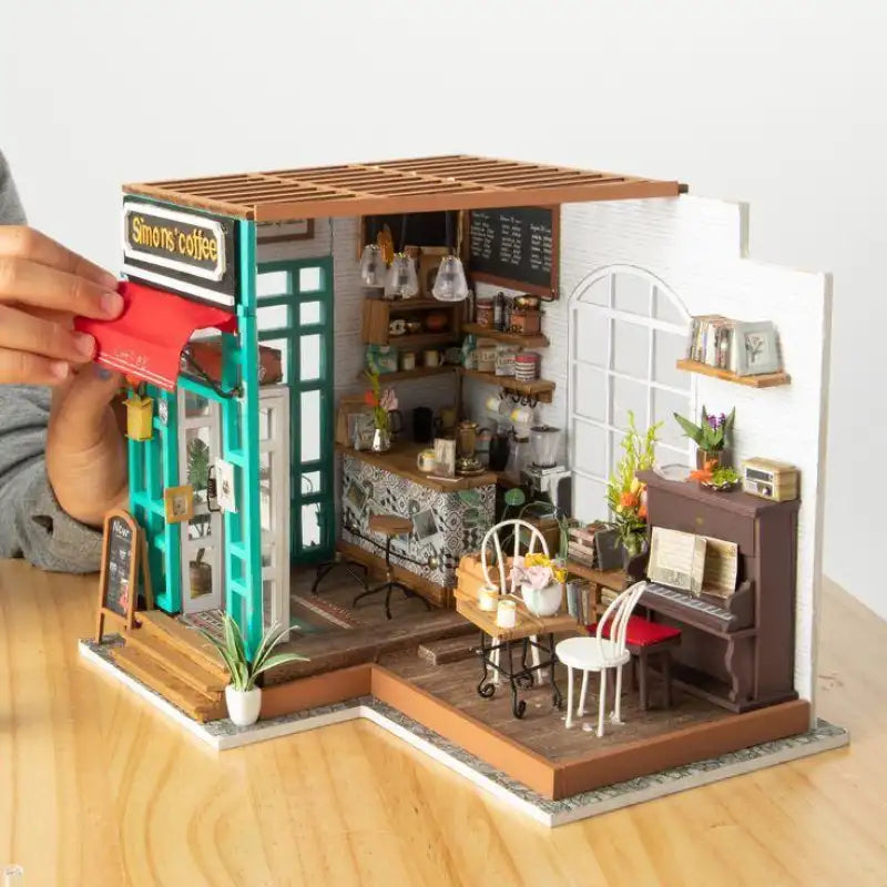 Maison Miniature Simon's Coffee house