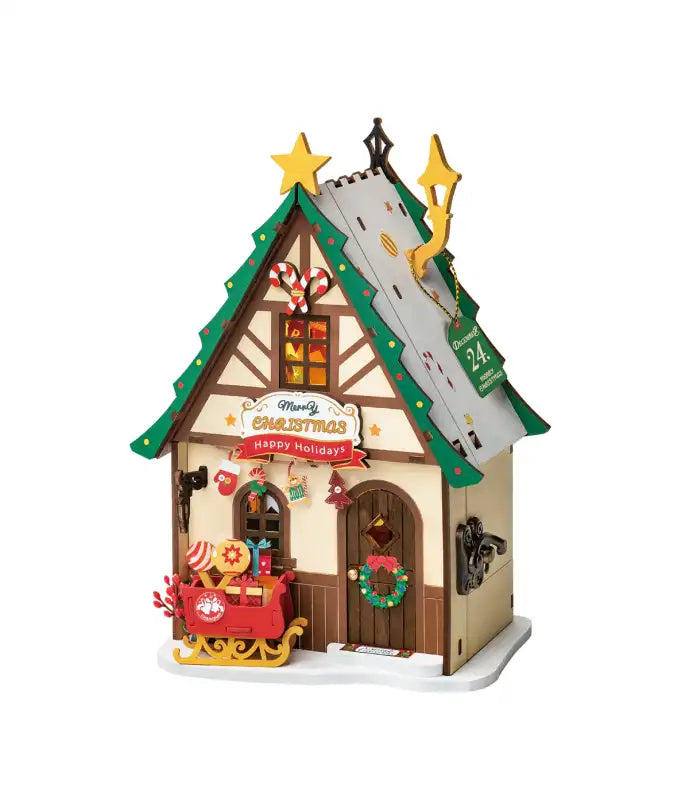 Maison Miniature Twinkling Christmas House