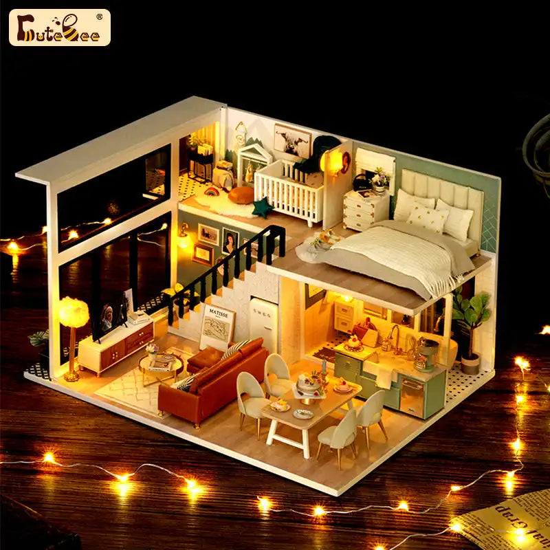 Maison Miniature Vie Confortable