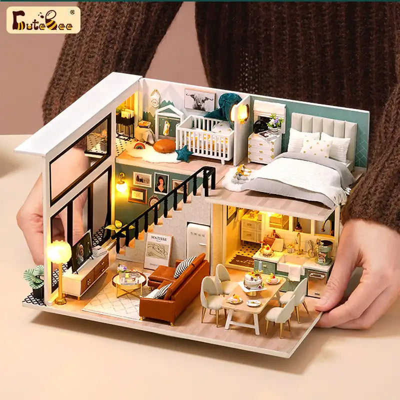 Maison Miniature Vie Confortable