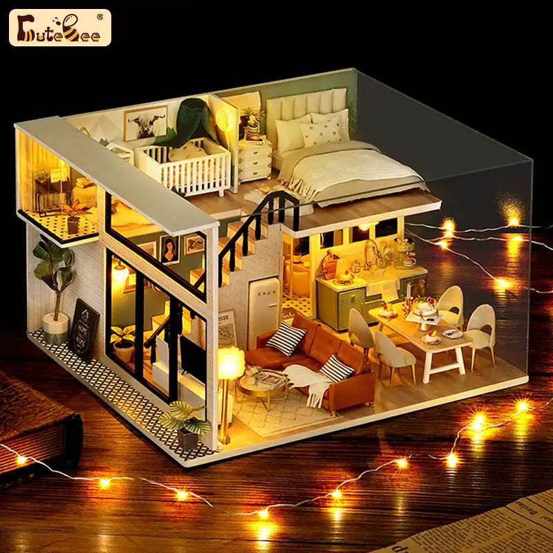 Maison Miniature Vie Confortable