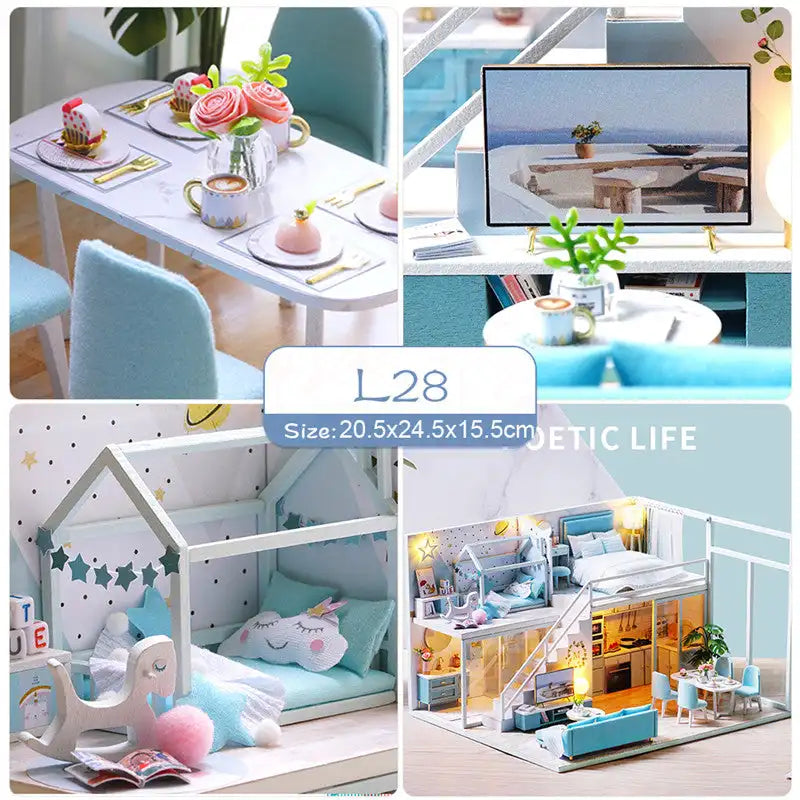 Maison Miniature Vie poètique