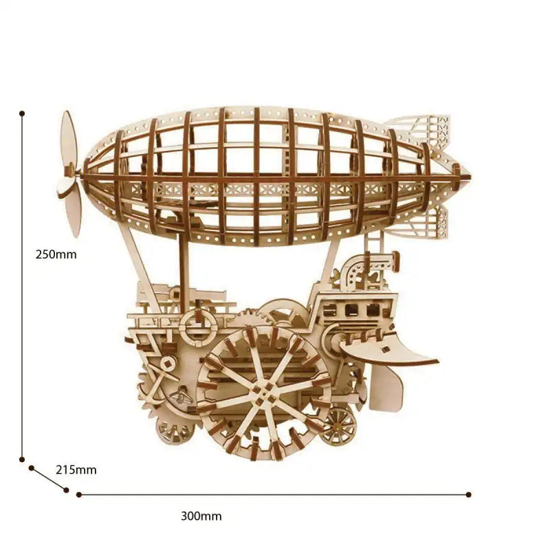 Puzzle 3D Bois Ballon Dirigeable
