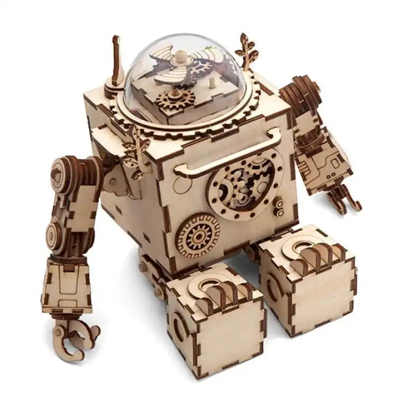 Puzzle 3D Bois Morpheus Le Robot Mécanique